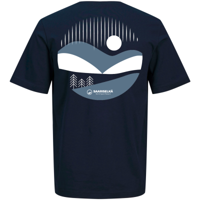 Ski Saariselkä T-Paita Navy Blazer